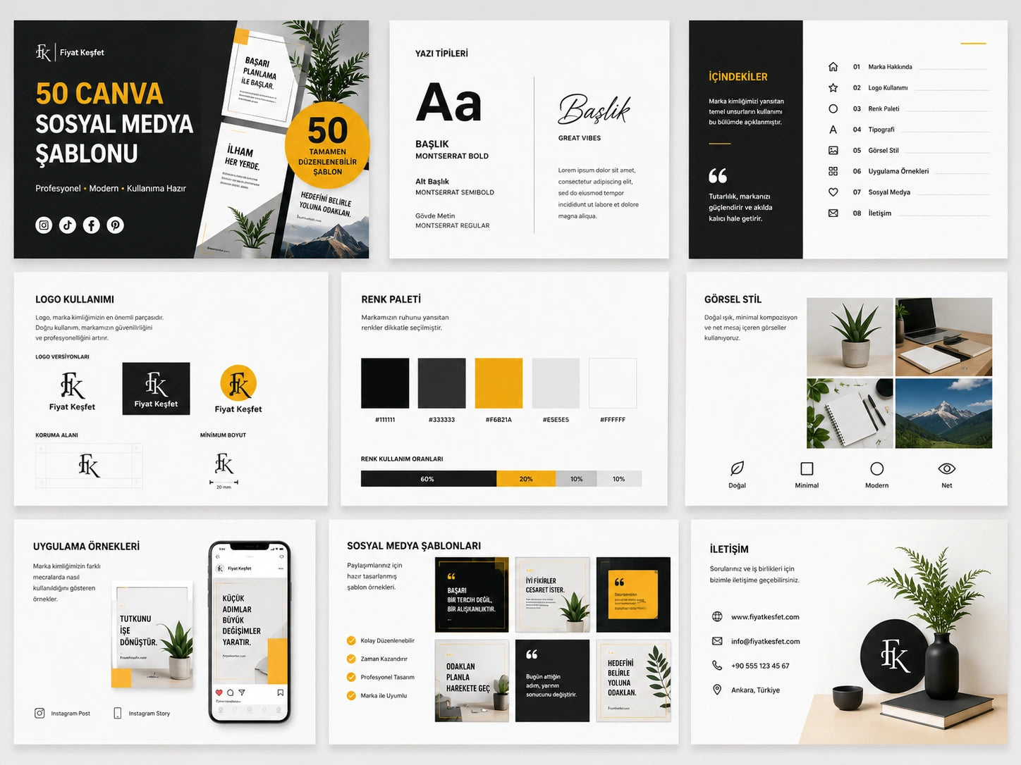 50 Canva Sosyal Medya Şablonu