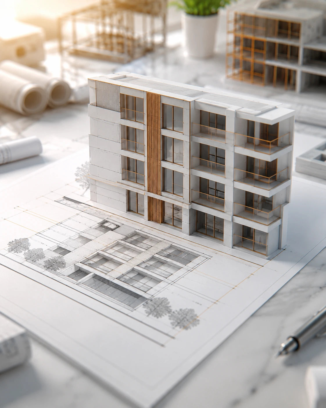 Cephe Çizimini 3D Modele Dönüştürme