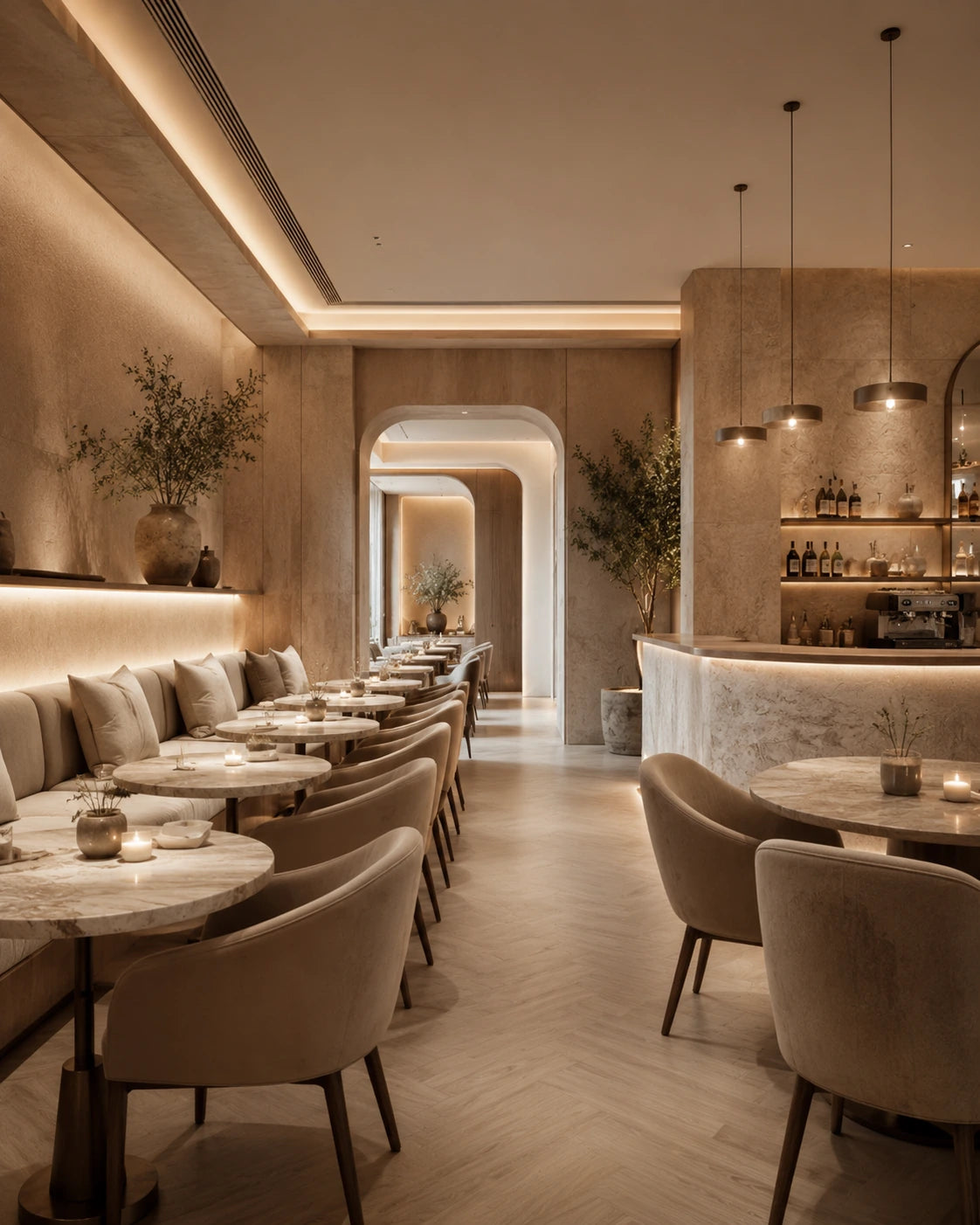 Kafe / Restoran İç Mekân Tasarımı