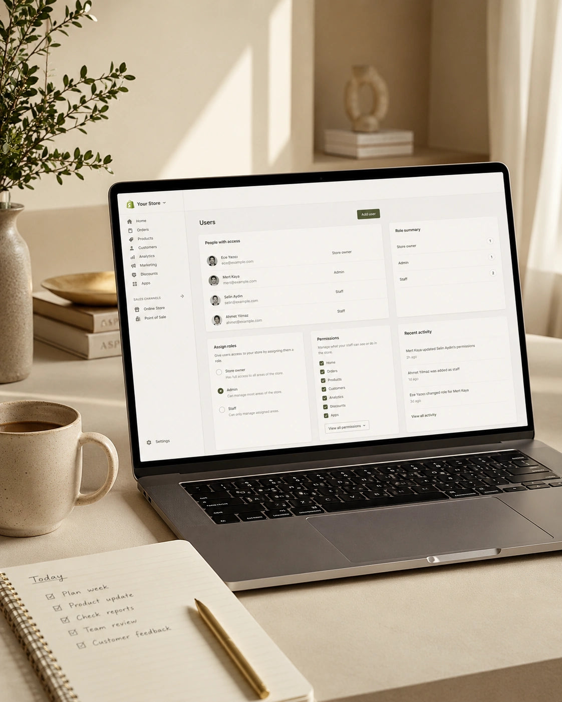 Meta Kullanıcı & Personel Yetkilendirme