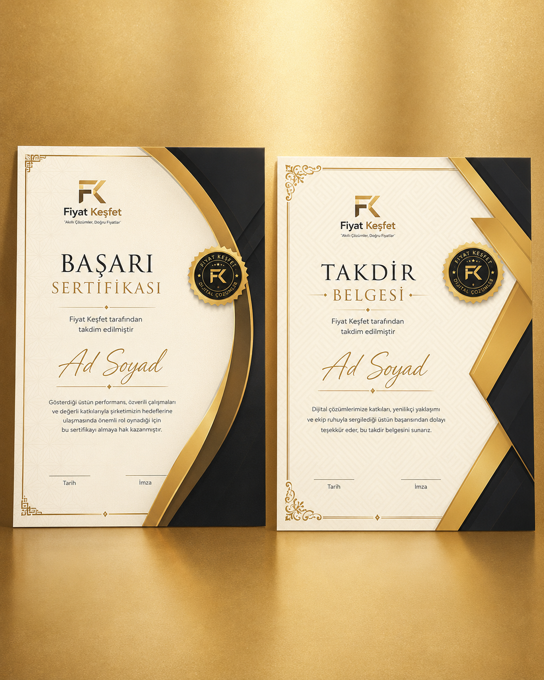 Sertifika Tasarımı