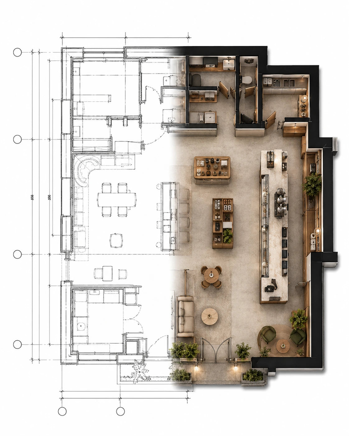 Villa Mimari Proje Çizimi